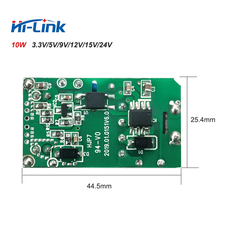 Factory Original HLK-5M05L HLK-5M05 1A isolated switching step-down power 220V to 5V 1A 5W ACDC Power Converter PCB Board