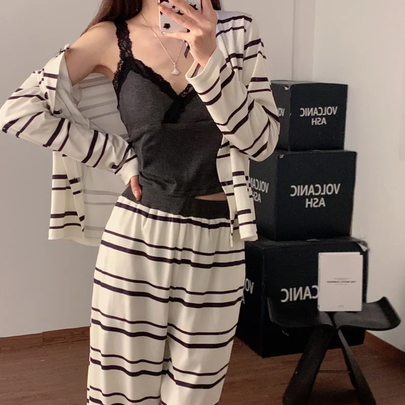 

Pajama Sets Pink Women Bamboo Solid Cooling Set Summer Thin Moisture Wicking Ladies Sleepwear Skin-Friendly Natural Breathable