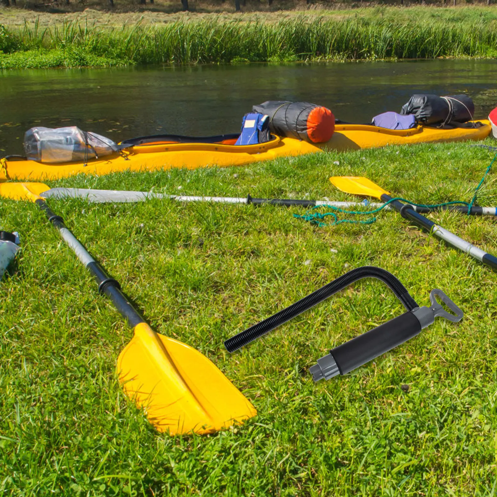 

Набор из 1 шт. ручного насоса для откачки воды из каяка, портативный инструмент для эвакуации из лодки, профессиональные принадлежности для каяков, помпы для откачки воды из лодок