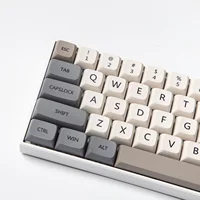 XDA perfil 120 PBT Keycap DYE-SUB personalizado minimalista blanco gris inglés japonés Keycap para teclado mecánico MX Switch