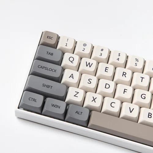XDA perfil 120 PBT Keycap DYE-SUB personalizado minimalista blanco gris inglés japonés Keycap para teclado mecánico MX Switch