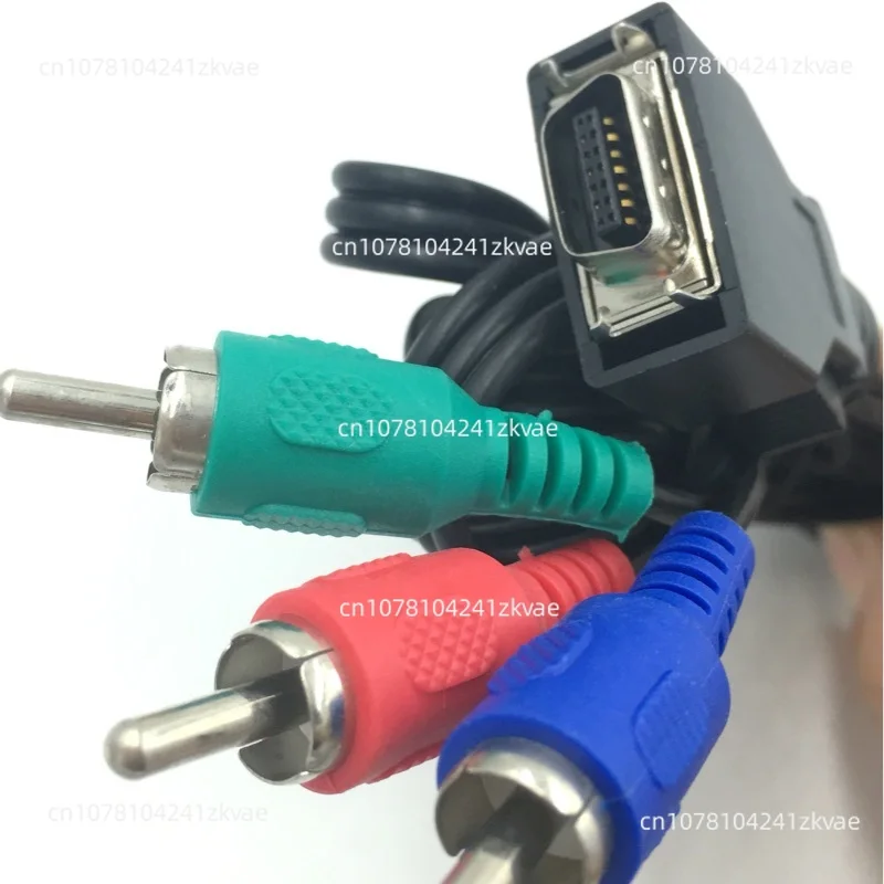 CN14P D-terminal to 3RCA3AV Video Transfer Conversion Line Color Difference Component Line 1.5 Meters