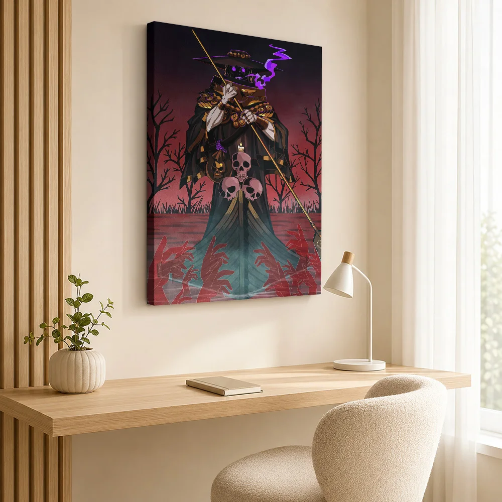 HADES Canvas Painting Poster Customized Gaming Anime Canvas Wall Art for Game Room Dorm Decoration Ready to Hang Gift for Fans