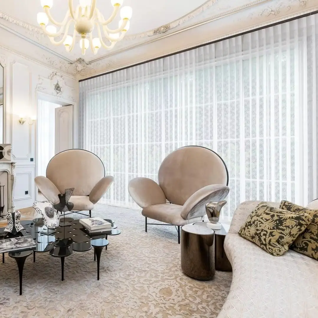 

Hot Sale Motorized Dream Blinds Customizable White Smart Manual and electric Vertical Dream Blinds for Window Decor for Bedroom