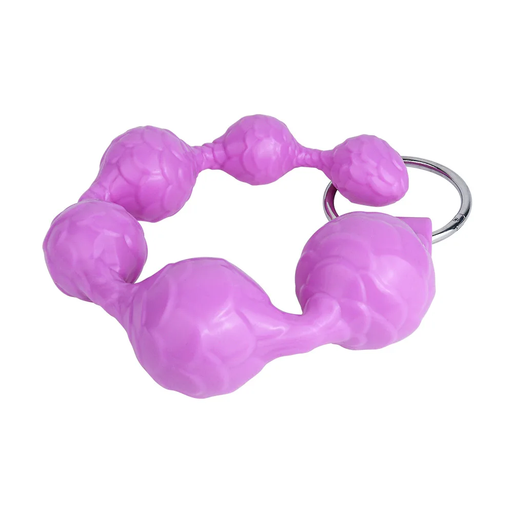 NNSX Long Anal Beads Butt Plug Soft Liquid Silicone Prostate Massager Large Egg Anal Plug BDSM Adult Toy for Gay Couples view 4