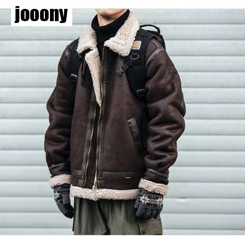 New Winter Vintage High Street Cotton-padded Jacket Men's Trendy Versatile Personalized Warm Cotton Coat Casual Chic Coat Jacket