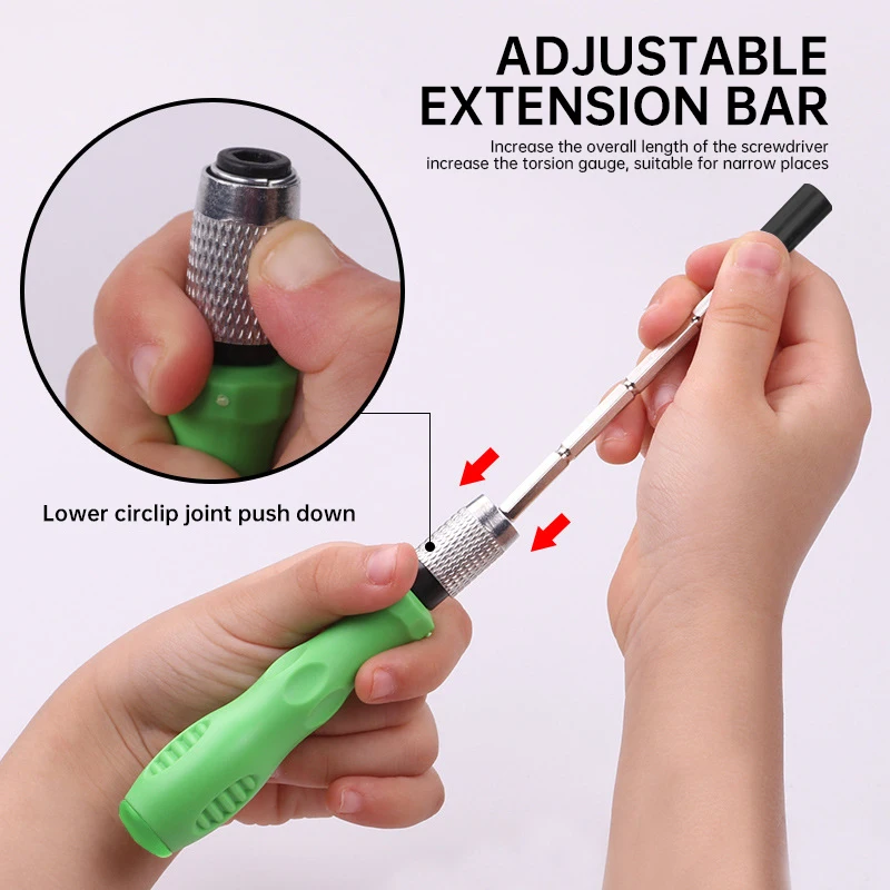 Mini 32-in-1 طقم مفك برغي بت مغناطيسي مجموعة أدوات إصلاح مفك بت مجموعة الهاتف المحمول باد كاميرا صيانة