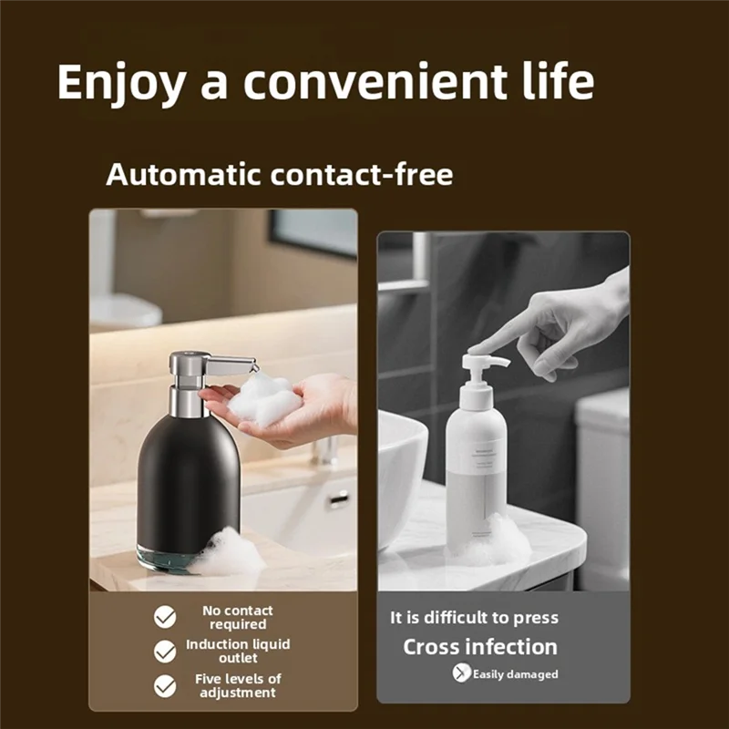 MAKE-Countertop Kitchen Detergent Dispenser Automatic Sensor Hand Soap Dispenser Laundry Detergent Dispenser