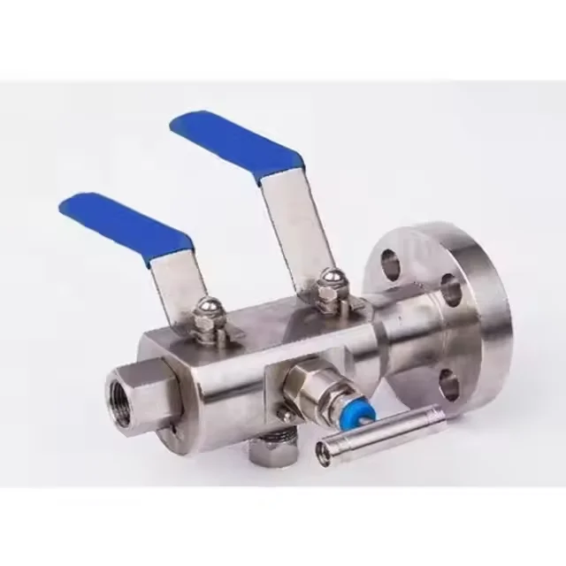 Hot Sale High Quality Stainless Steel 316 Flanged BL Valve DBB Valve