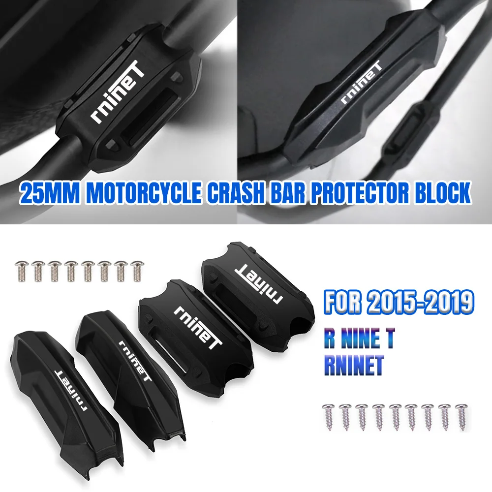 

Motorcycle Bumper Engine Guard 25MM Protection Block Crash Bar Decorative For BMW R Nine T RnineT R NineT RNINET 2014 2015- 2019
