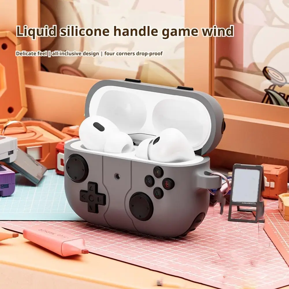 

Protector Case For AirPods Pro 3 Wireless Earphone Case 360° Full Cover Anti Fall Airpods Game Case Boy Silicone Soft Cover