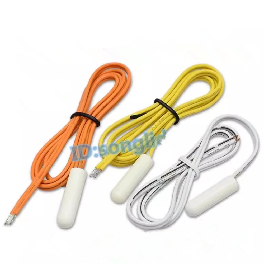 10K Temperature Sensor Probe For Samsung LG Refrigerator Defrosting Sensor Temperature Sensor Probe Parts