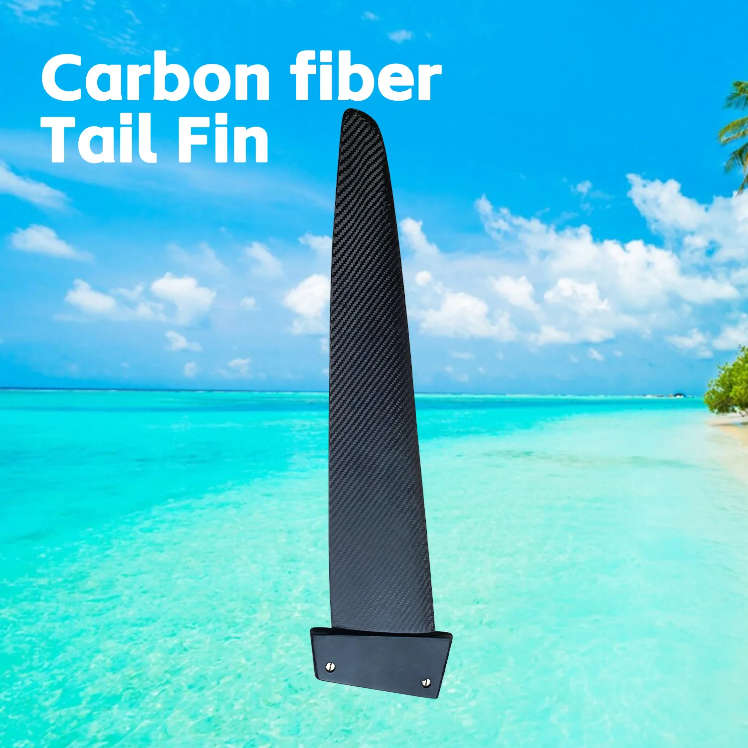 Carbon Fiber Fin, Ultra Light G10 Powerbox Single Deep Tottle Surfboard , High Intensity Windsurfing Longboard