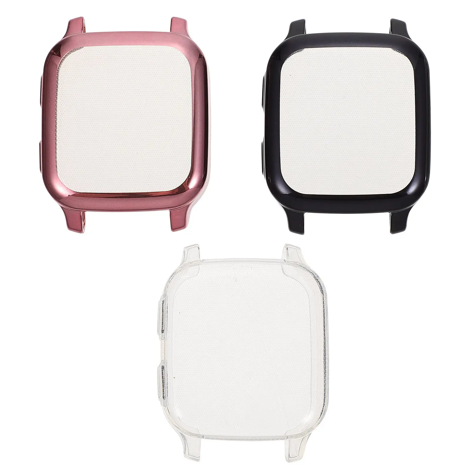

3Pcs Watch Protector Caps Tpu Shockproof Protective Case for Smartwatch Cover Accessories Watch Protective Case