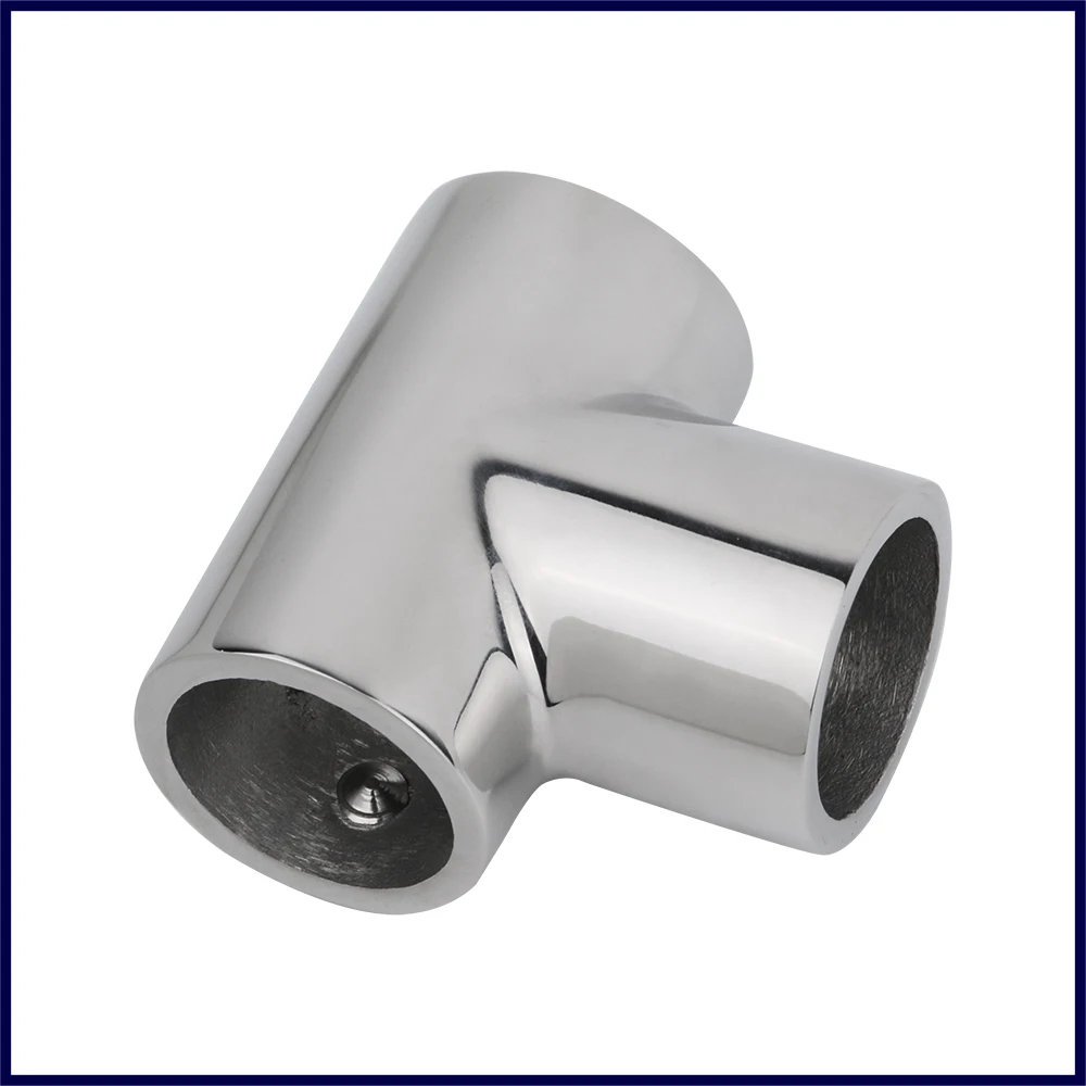 

Лодка 22/25/30/32 мм, 90 градусов, тройники из нержавеющей стали 316, морские 3-ходовые фитинги для перил, соединитель для труб, морское оборудование