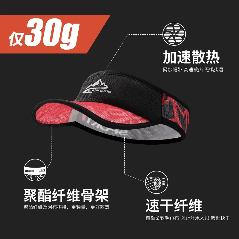 Summer Sun Visor Hats for Men Women Outdoor Sports Caps Running Cycling Hiking Lightweight Breathable Baseball Golf Hats