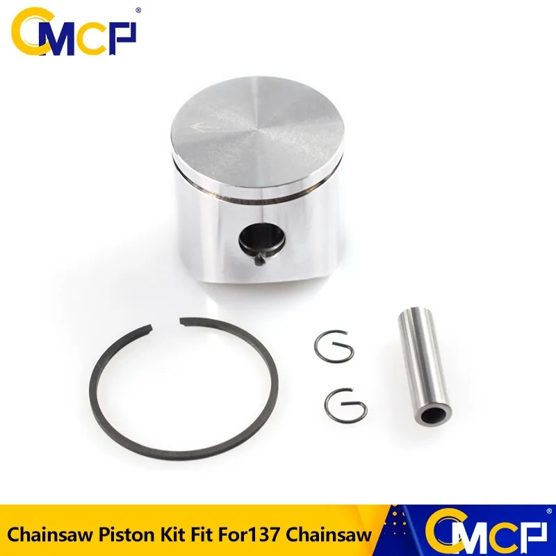 

1 Set 38mm Chainsaw Piston Kit With Piston Rings Cylinder Piston Kit Fit For 137 Chainsaw Piston Set Chainsaw Spare Parts