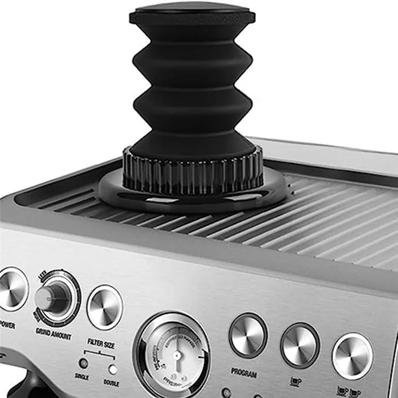 مناسبة لـ Breville Blowing Powder Bin Coffee Grinder Air Blowing Bean Bin Dosage Hopper مع منفاخ (غطاء أسود) # ABGP