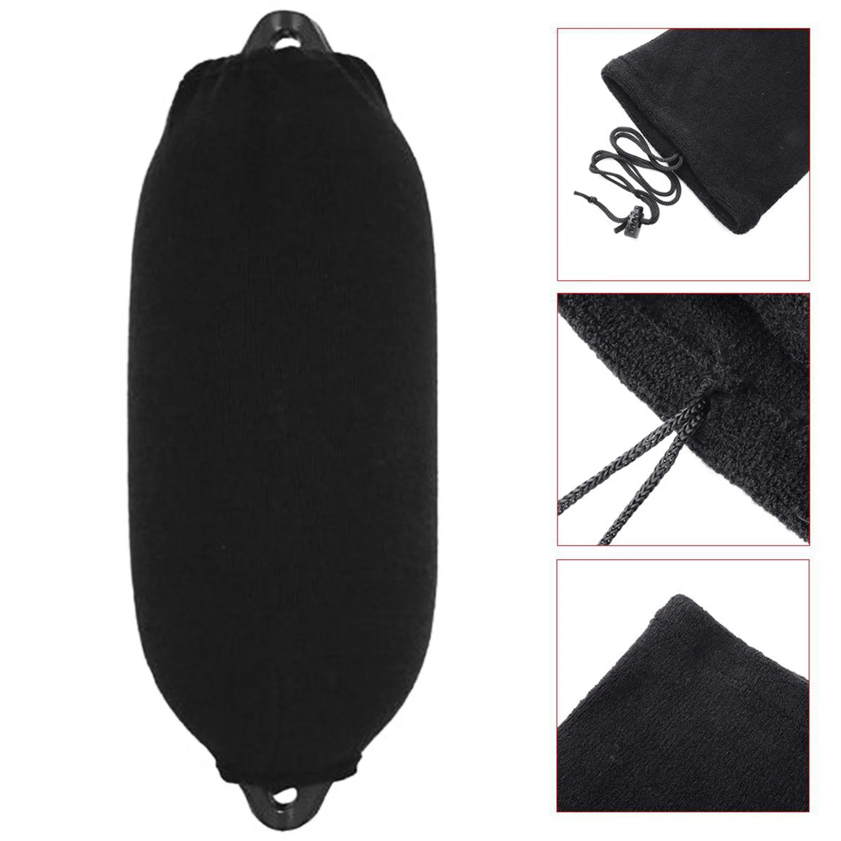 M93K-4PCS 40X11cm Fender Cover Marine Boat Fender Cover Inflatable Fishing Boat Bumper Dock Anti-UV Sun Protection