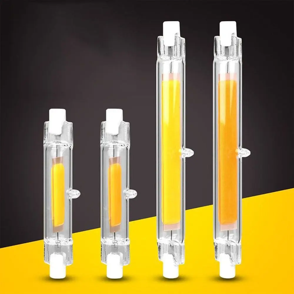 Spotlight Replace R7S Lamp Tube Dimmable 360 Glow COB Tube Bulb 110v/220v Office