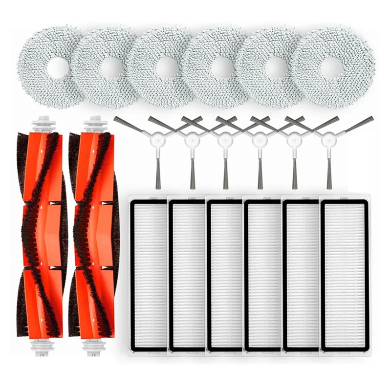 Części zamienne do odkurzacza robota S10+ / S10 Plus Główna szczotka boczna Filtr Hepa Ściereczki do mopa