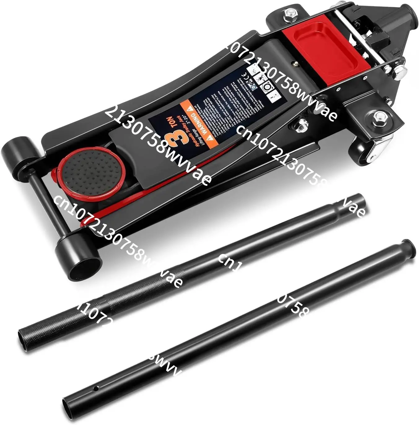 Напольный домкрат 3 тонны/6600 фунтов, низкопрофильный гидравлический напольный домкрат Heavy d uty с насосом для быстрой подъема с двумя поршнями