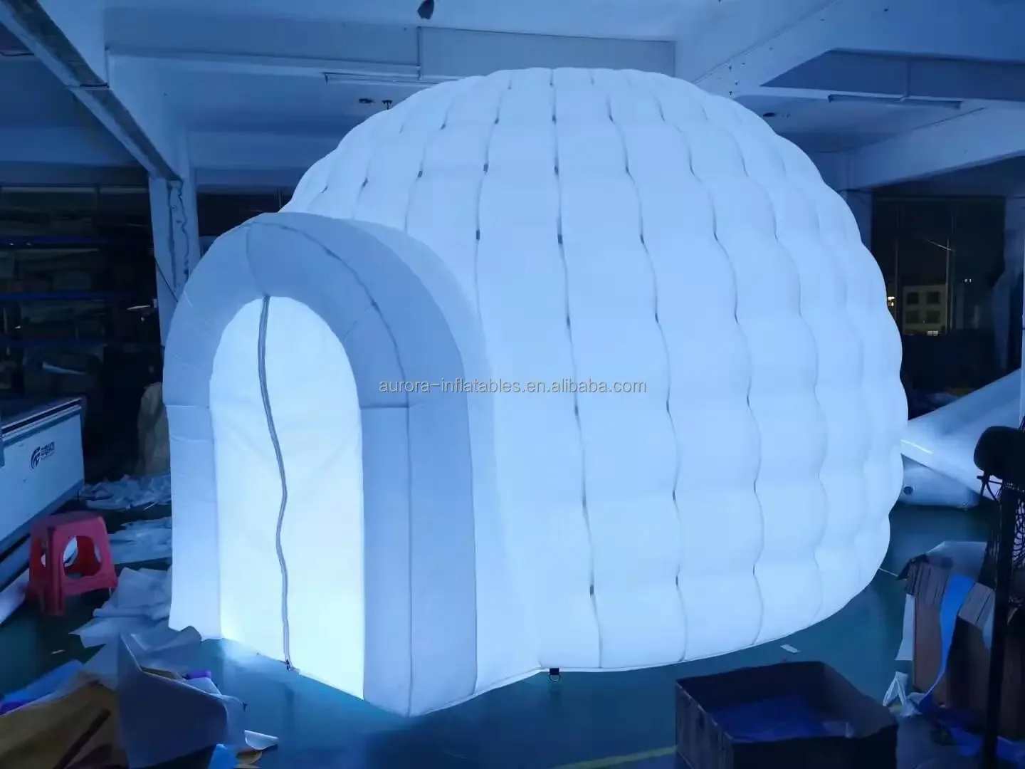 outdoor inflatable tent event inflatable dome tent with LED light