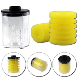 Fish Tank Filter Sponge Aquarium Air Pump Tools Filter Accessories Replacement Biochemical Internal Filter Transparent Bucket
