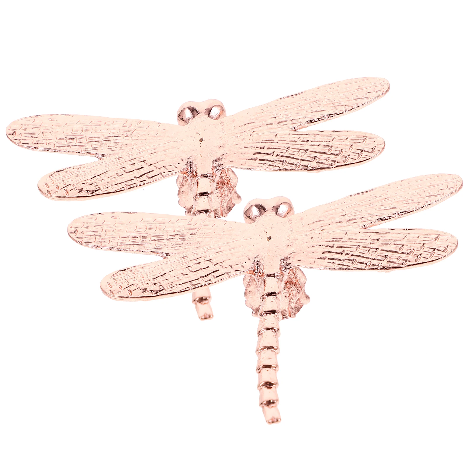

2Pcs Removable Alloy Dragonfly Statue Delicate Decoration Home Decor Living Household nament Room Entryway nament
