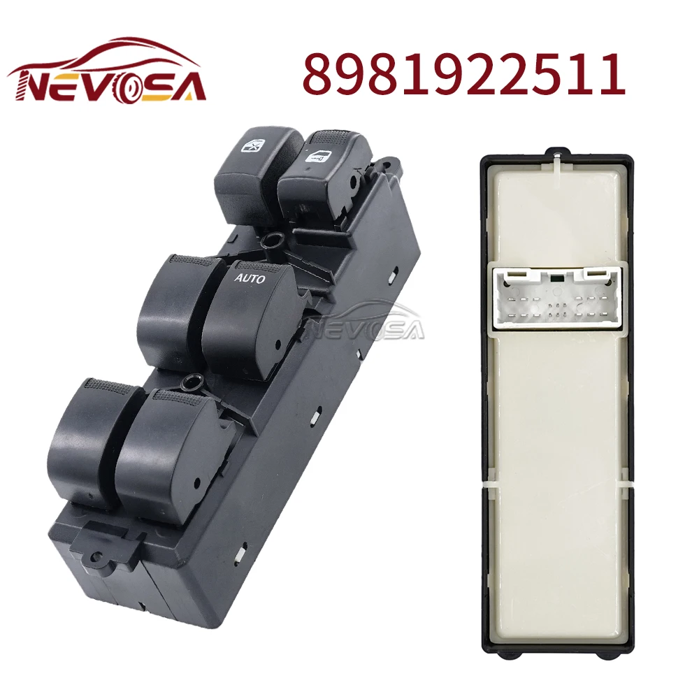 94728492 For Isuzu D-Max Dmax Pickup 2012-2019 Power Window Control Switch Green Light 8-98192251-1 8981922511 8-97417469-0