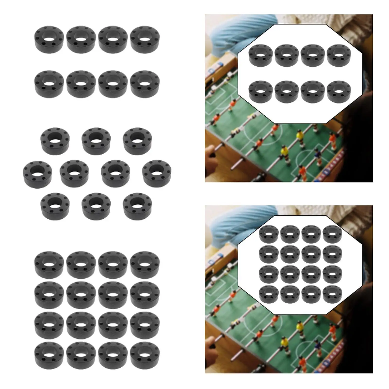 

Бамперы для настольного футбола, портативные украшения, резиновые бамперы, замена настольного футбола для комнаты отдыха в помещении, домашняя вечеринка, спорт