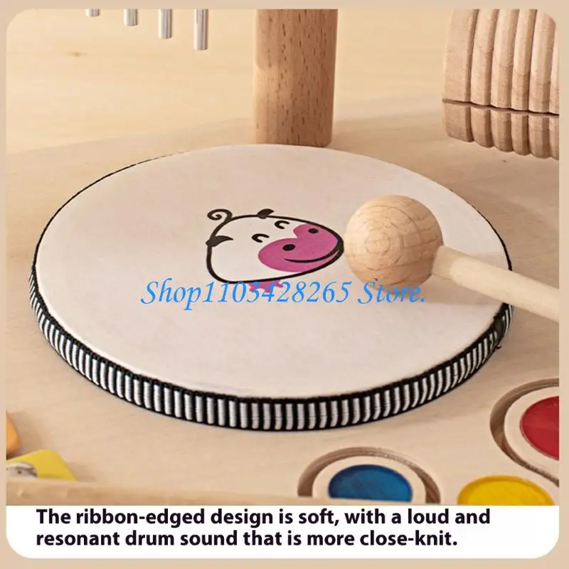 Musical Beating Drum Percussion Toy For Children Auditory Sensory Development G2TE