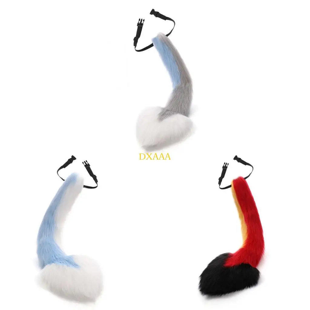

DXAA Simulation Faux Animal Tail Furry Plush Anime Cosplay Costume Accessory for Animal Tail Costume Christmas Party