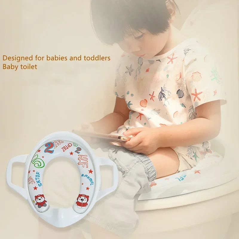 Baby Child Toddler Kids Portable Safety Seats Soft Toilet Training Trainer Potty Seat Handles Urinal Cushion Pot Chair Pad Mat