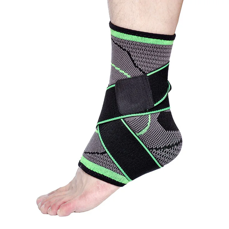 Ankle Support Protector Wraps, Adjustable Compression Ankle Sleeve, Anti Sprain Plascitis Strap,Ankle Brace with straps