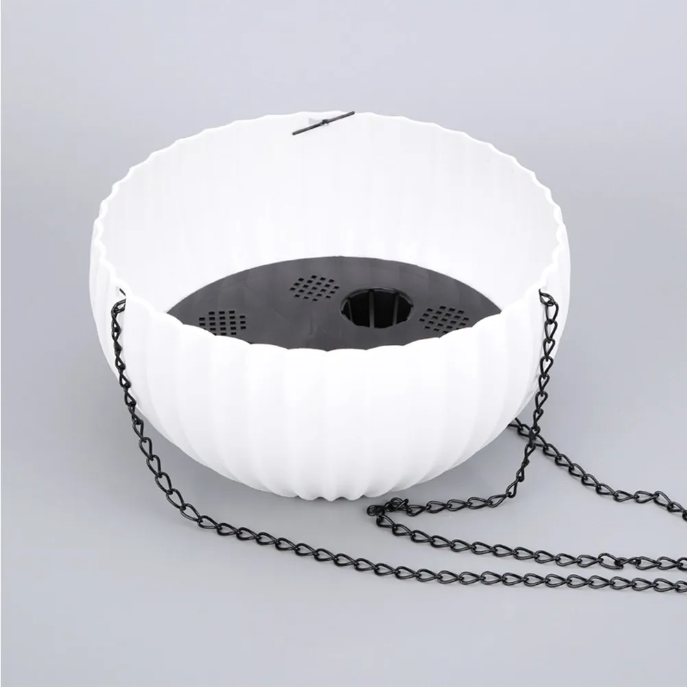 Breathable Automatic Water Suction Flowerpot Plastic Hanging Basket for Indoor Outdoor Use Non Spill Water Stopper Convenient