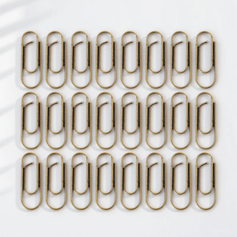 

100Pcs Metal Paper Clips Reliable Mini Clamps for Office School Document File Paperwork Paper Clips Office Supplies