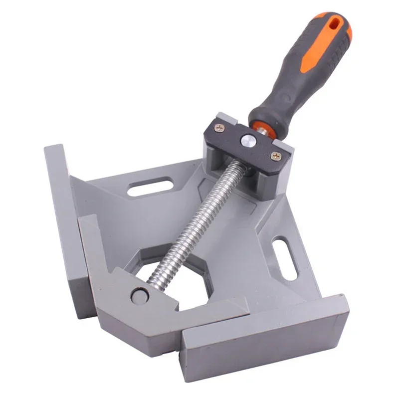Hot Sale Single Handle 90 Degree Aluminum Alloy Woodworking Right Angle Clamp Puncher Frame Angle Tool Clamp Flat-Nose Pliers