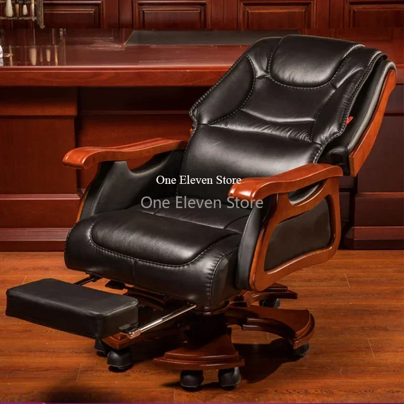 Work Office Chair Massage Student Executive Leather Chair Comfortable Stool Wheels Swivel Advanced Silla Gaming Gamer Furniture