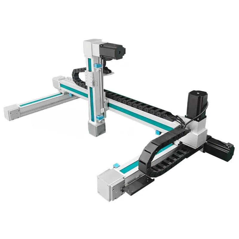 High Speed Long Travel 50-3900mm Cnc Synchronous Belt Linear Motion Guide Xyz Multi Axis Linear Robot Stepper/Servo Motor