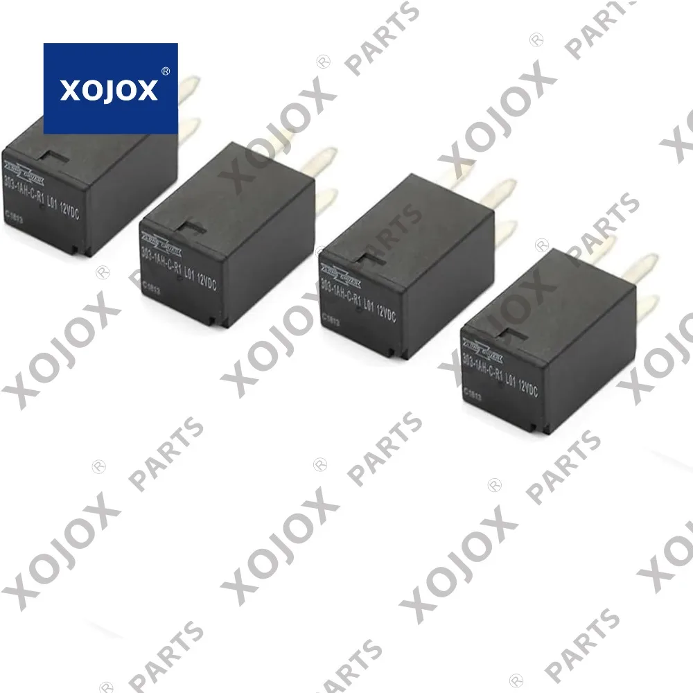 

XOJOX 4 шт. 500 550 650 700 450 500 650 700 4-контактное электрическое реле 20A 12 В 303-1AH-C-R1 0430-045 3031AHCR1 0430045 Совместимо с