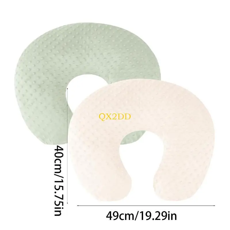 Upgrades Baby Nursing Pillow Covers Comfortable Case Set Of 2 for Easy Cleaning