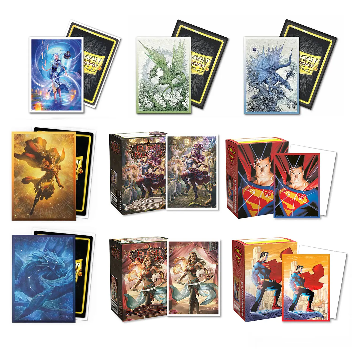 100 PCS/BOX Bryshed Art Matte Cards Sleeves Demark Dragon Shield Cards Cover MGT Cards Protector for PKM/Star Reals Board Games