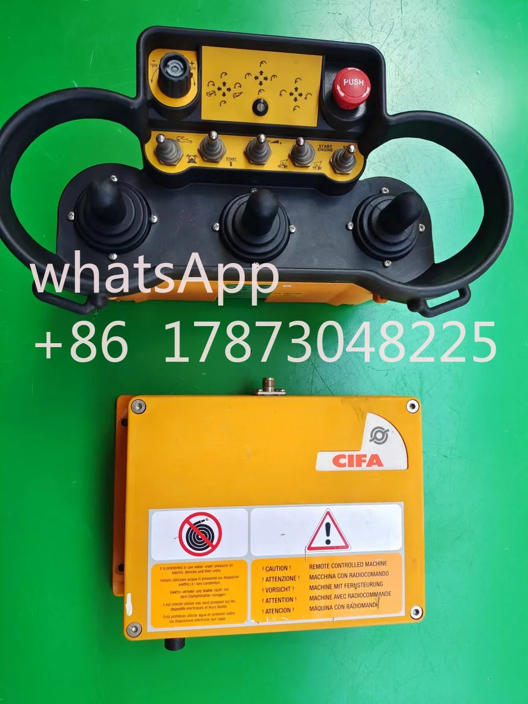 Hetronic Usado Control Remoto Nova-XL 434 para Bomba de Concrete Cifa