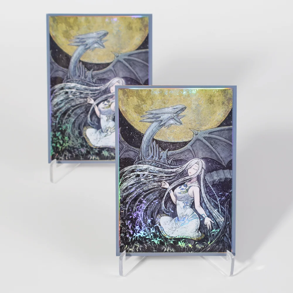 50PCS 63x90mm Kisara Themed Holo Anime Card Sleeves Japanese Size Card Sleeves YGO Deck Protector Sleeves for YGO/Mini Photo view 4