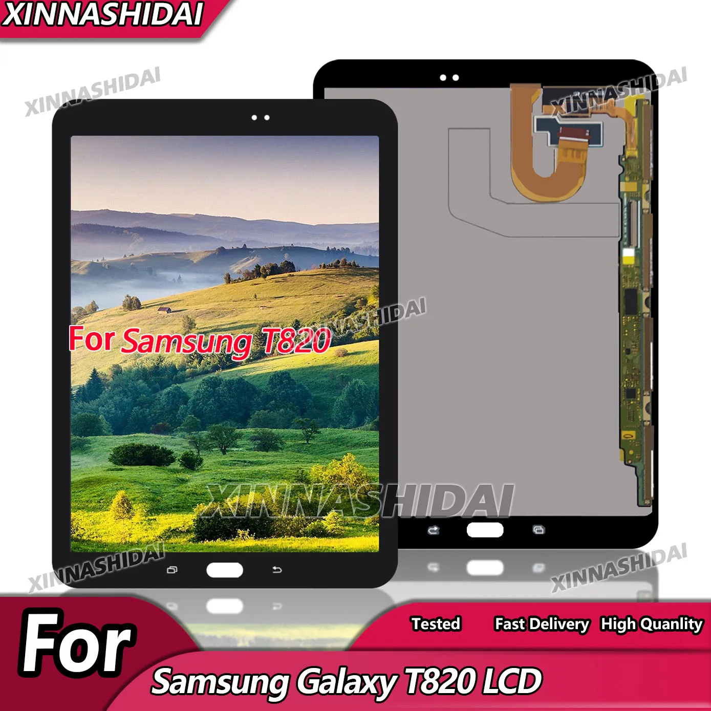 New LCD Display For Samsung Galaxy T820 Touch Screen Digitizer Assembly For Samsung Tab T820 LCD Replacement Parts
