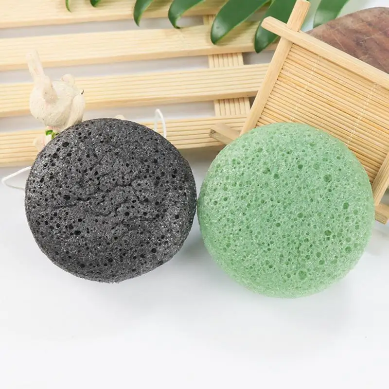 1 ~ 10 Stuks Natuurlijke Konjac Cosmetische Puff Gezichtsreiniging Spons Gezichtsverzorging Gezichtsverzorging Gezichtsmake-Up Verwijderen Tools