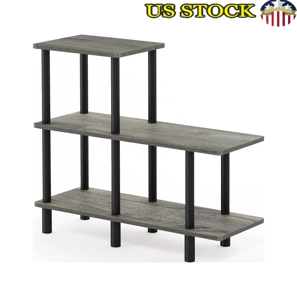 

Отдельностоящий органайзер для хранения с 3 полками, МДФ, ПВХ, прочная прочная стойка, простая сборка, для использования в помещении, для дома, офиса, ванной комнаты, для гостиной