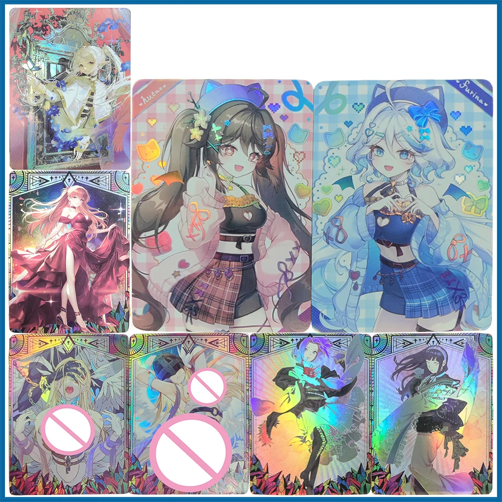 

Anime Goddess Story DIY ACG Frieren Himmel Angewomon Boy Games Toys Collectible Cards Christmas Birthday Gifts Board Game