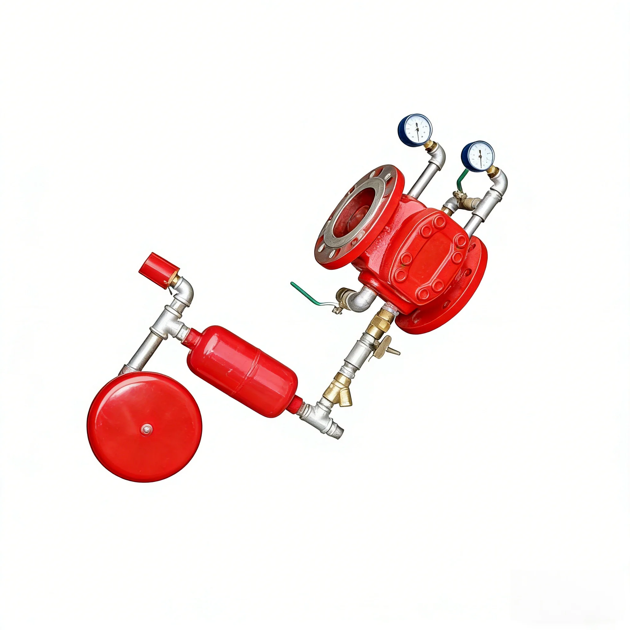 Wet Type Alarm Valve  Connection With Hydraulic Alarm Bell For Fire Protection System